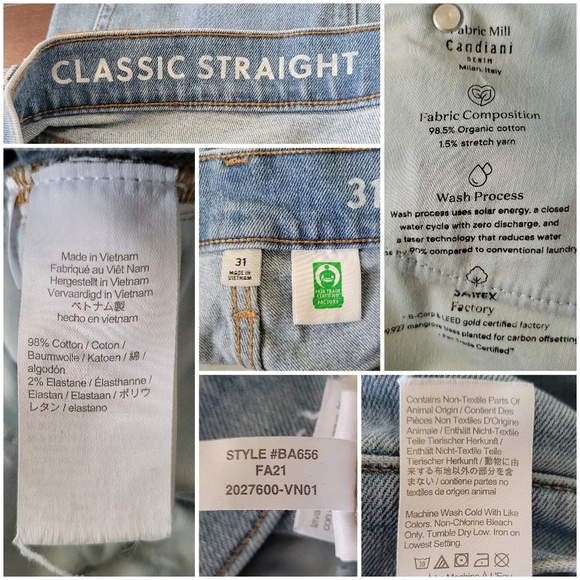 J.Crew High-Rise '90s Classic Straight Jeans Scuttle Wash Women's Size 31 BA656 - Picture 7 of 12